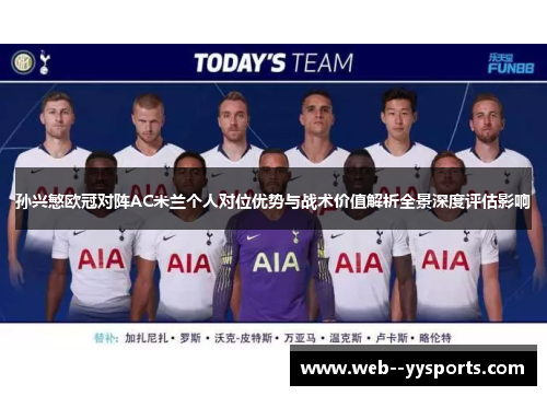 孙兴慜欧冠对阵AC米兰个人对位优势与战术价值解析全景深度评估影响 孙兴慜欧冠对阵AC米兰个人对位优势与战术价值解析全景深度评估影响